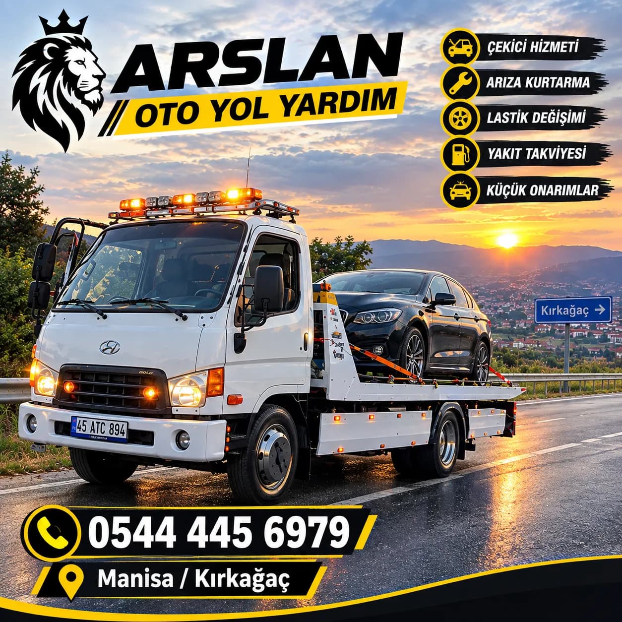 Arslan yol yardım çekici hizmeti fotoğrafı 1